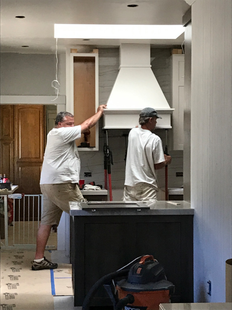 Range hood depth for oven