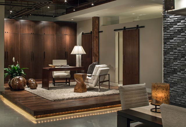 Downtown Penthouse contemporary-arbetsrum