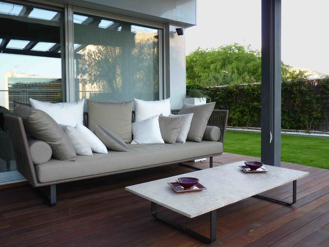 Private Garden at Esplugues - Barcelona mediterranean-deck