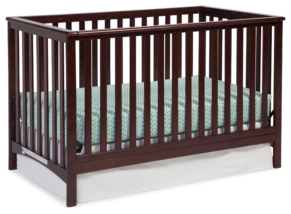 Stork Craft Hillcrest 3 In 1 Convertible Crib Espresso