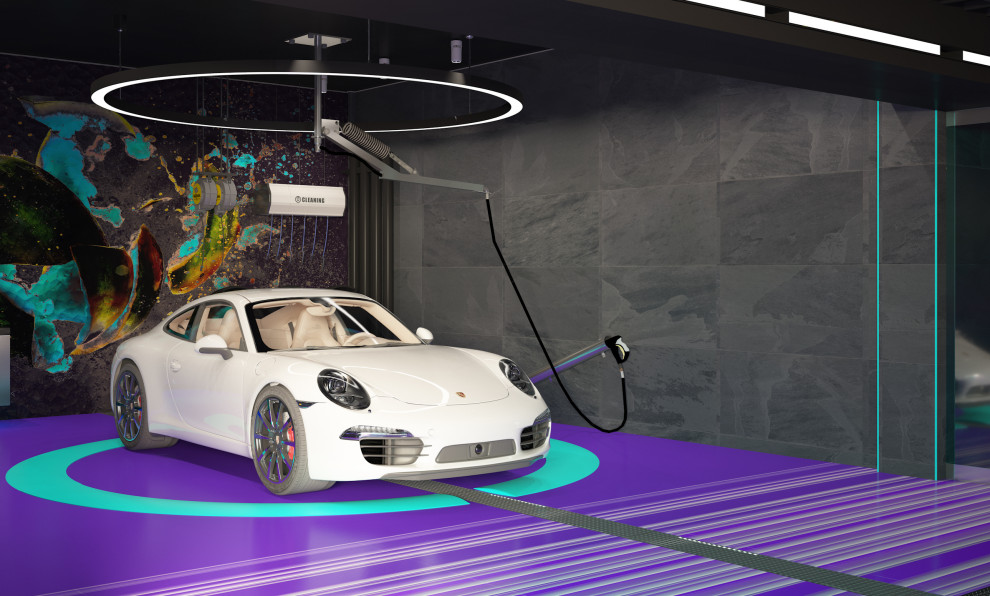 Дизайн проект авторского интерьера  Детейлинг Центра