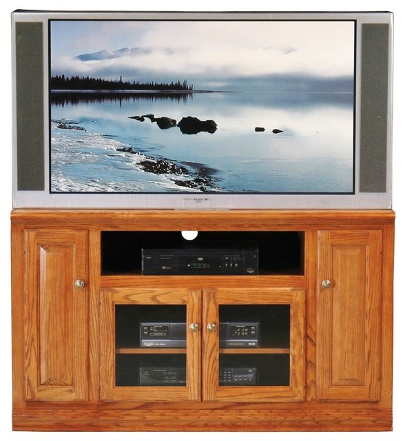 Eagle Furniture Classic Oak Thin 55" Tall Entertainment Console