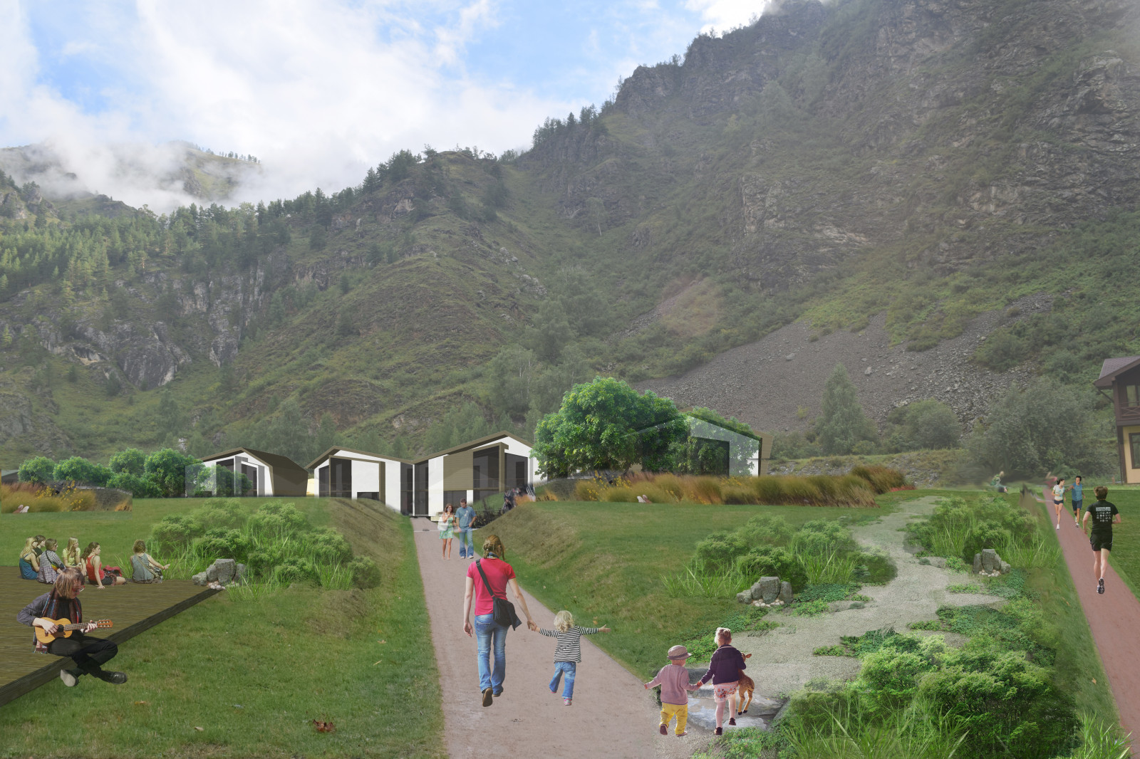 Концепция благоустройства Klever resort&spa