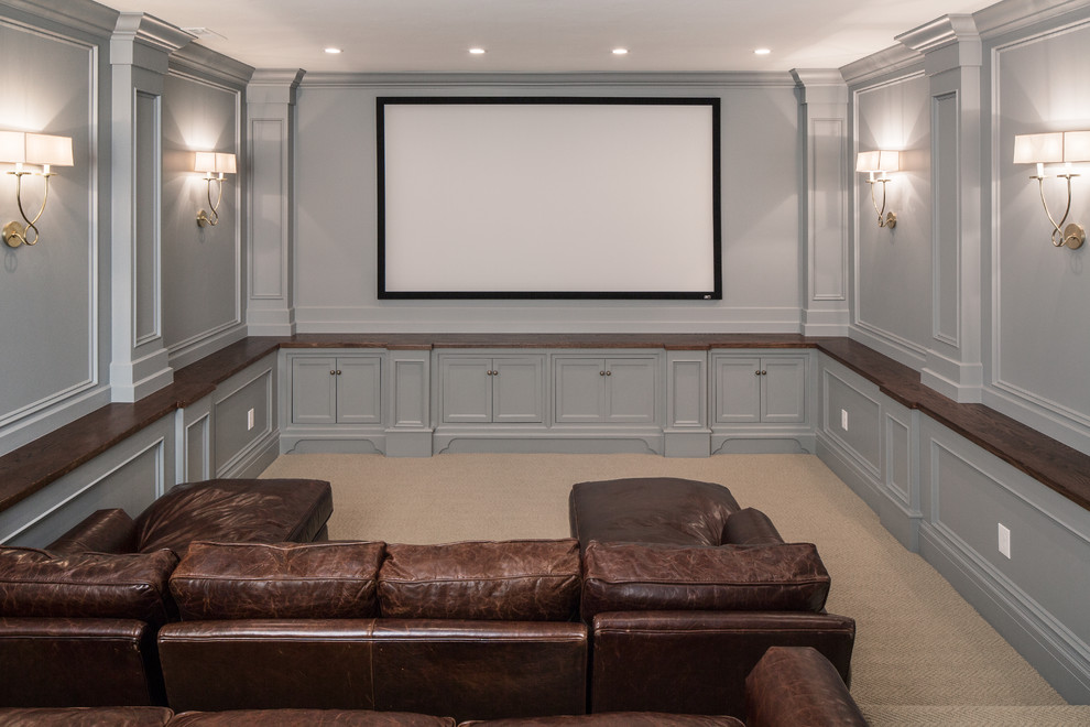 Example of a home theater design in Salt Lake City
