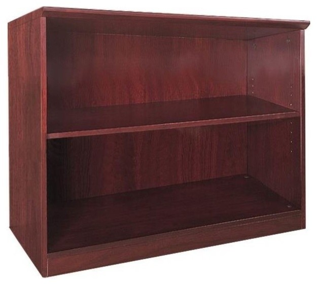 Corsica Series 2 Shelf Bookcase 36 W X 16 D X 29 5 H