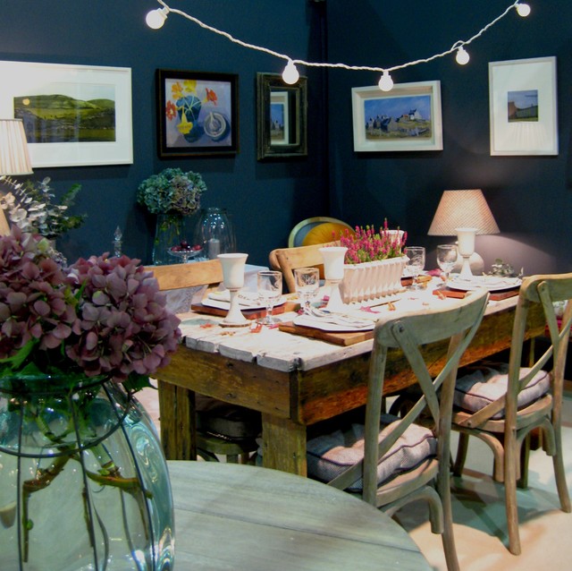 vignettes of various projects rustic-dining-room