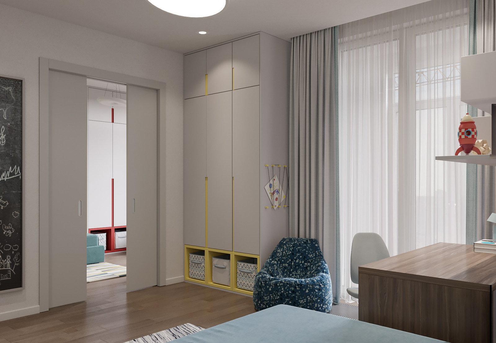 Дизайн-проект квартиры, ЖК "Зиларт"