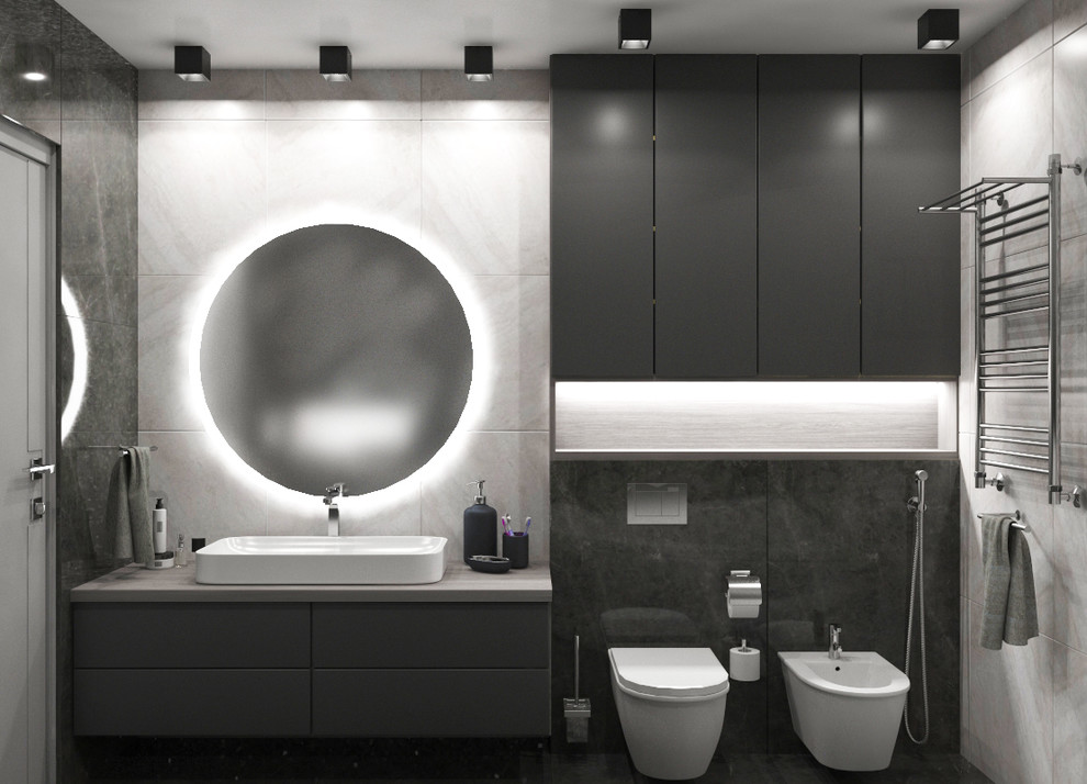 Дизайн интерьера трехкомнатной квартиры 115 м2 (Санкт-Петербург) ванная комната