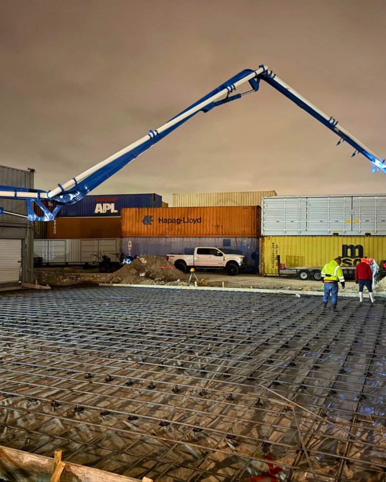 Commercial Slab — Phase 2 of 3: Site Prep & Steel Placement