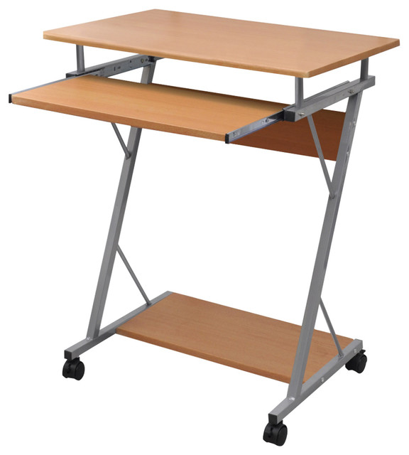 Vidaxl Computer Desk Pull Out Tray Brown Furniture Office Student Vidaxl Computer Desk Pull Out Tray Student Table Brown