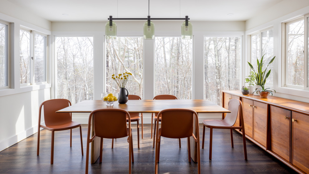 Woodstock Mid-century Remodel - Midcentury - Dining Room - New York ...