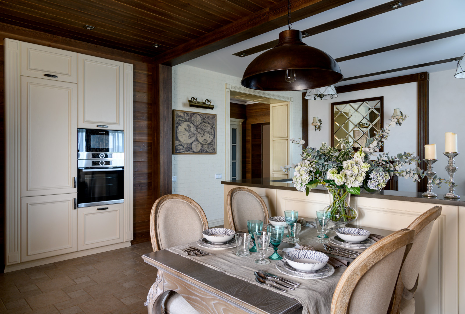 Квартира с атмосферой загородного дома