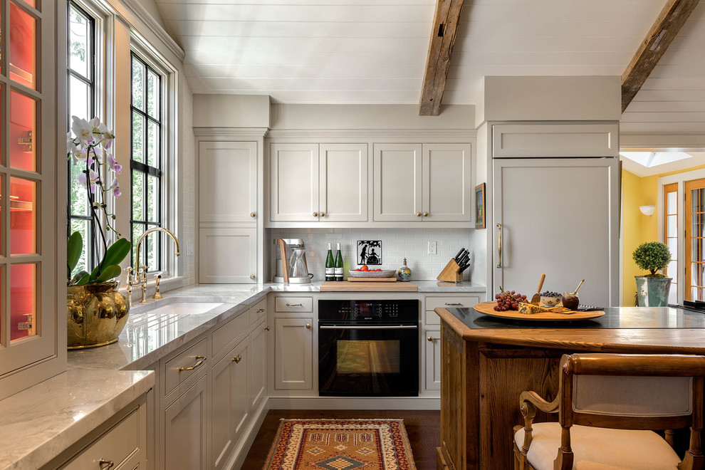 Wells Farmhouse - Farmhouse - Kitchen - Portland Maine - by YFI Custom ...