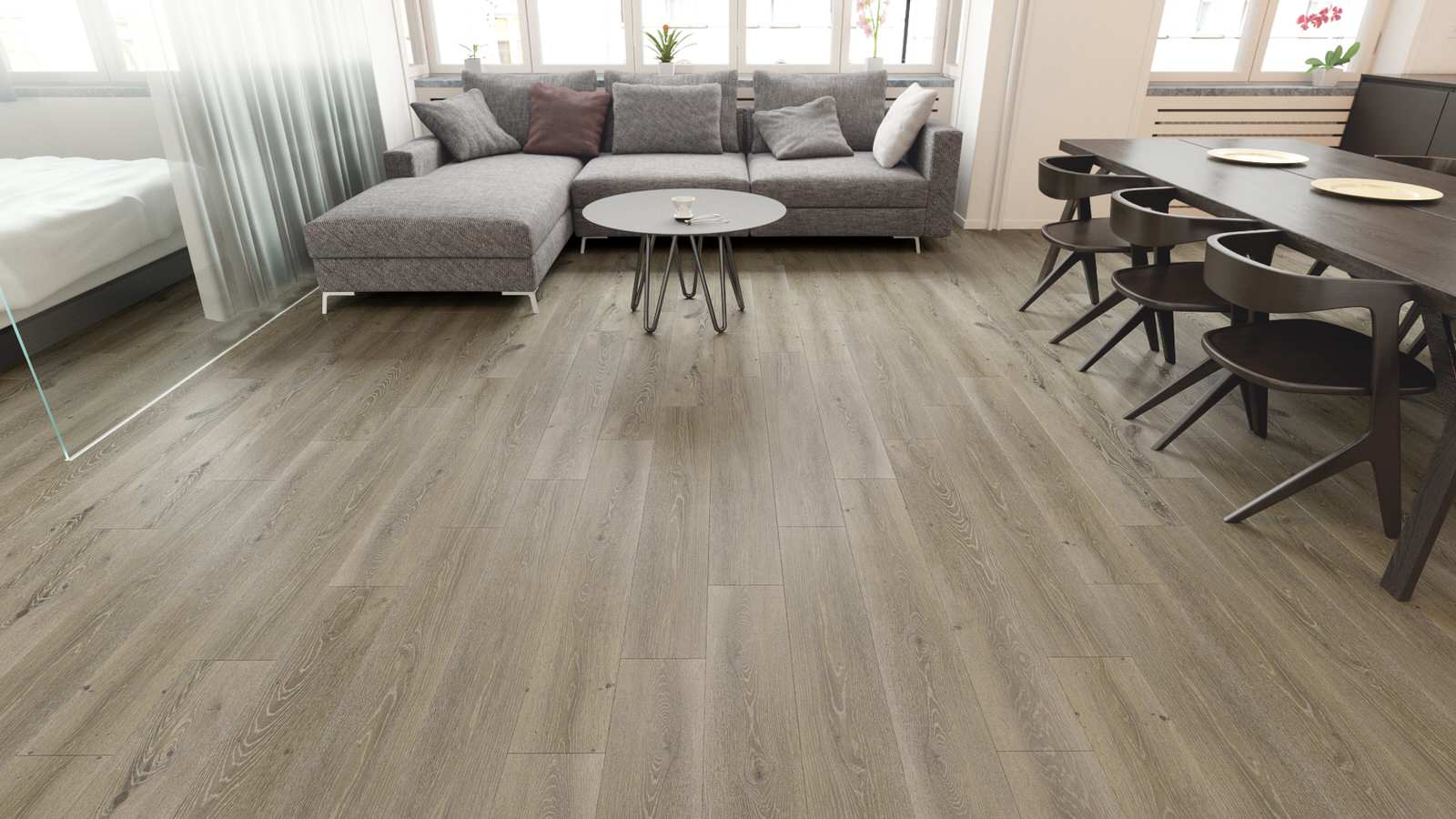 Кварцевый ламинат Fargo в интерьере