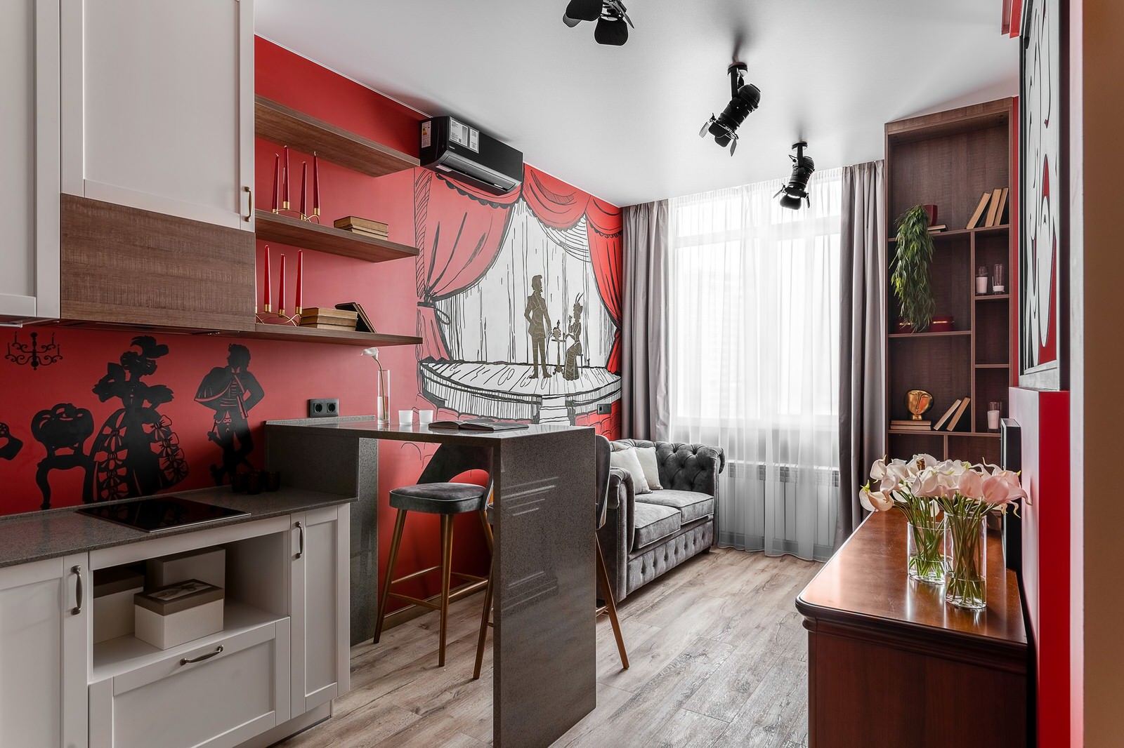 Реализованный дизайн проект квартиры ЖК "Театральный"