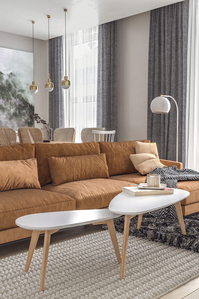 Интерьер квартиры для молодой пары в ЖК Загородный Квартал