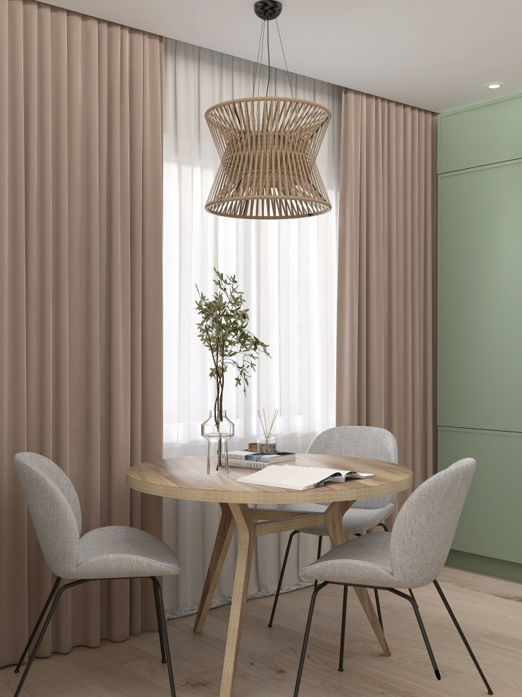 Трёхкомнатная квартира для любителей природы и минимализма