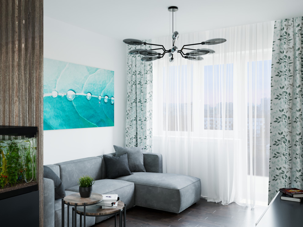 Шоколадный тиффани. Дизайн интерьера квартиры для молодой семьи в г. Энгельс