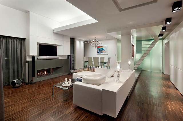 Residenza privata, Roma contemporary-living-room