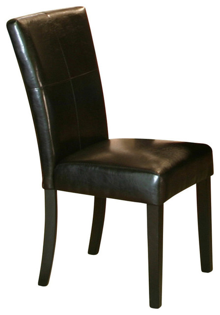 Cramco Chatham Black Polyurethane Side Chair (Set of 2)