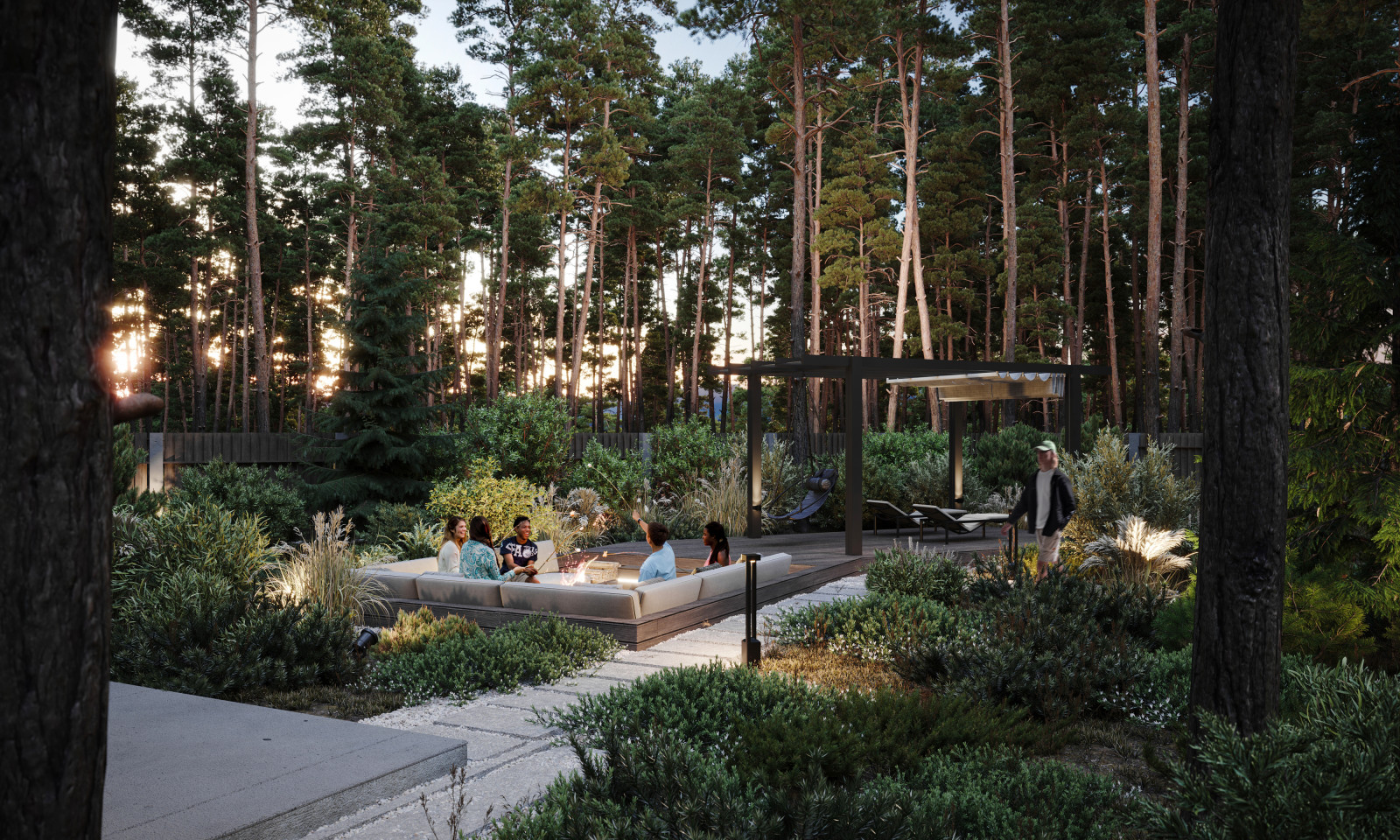 Ландшафтный дизайн загородного участка