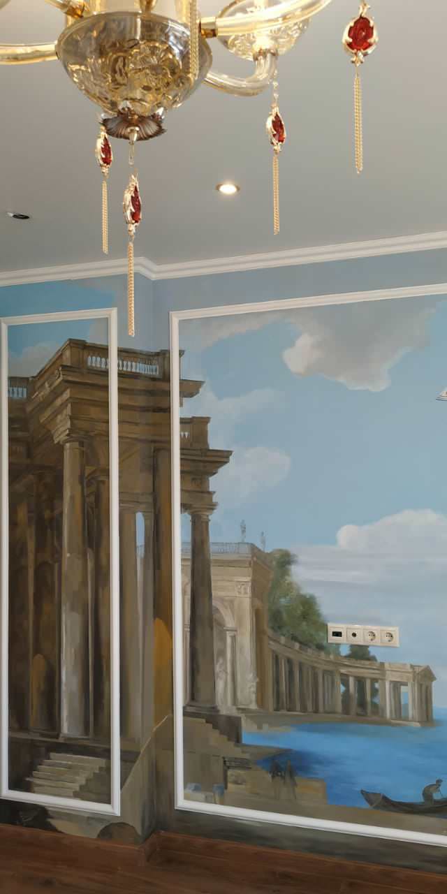 Мотивы эпохи Возрождения в современной квартире.