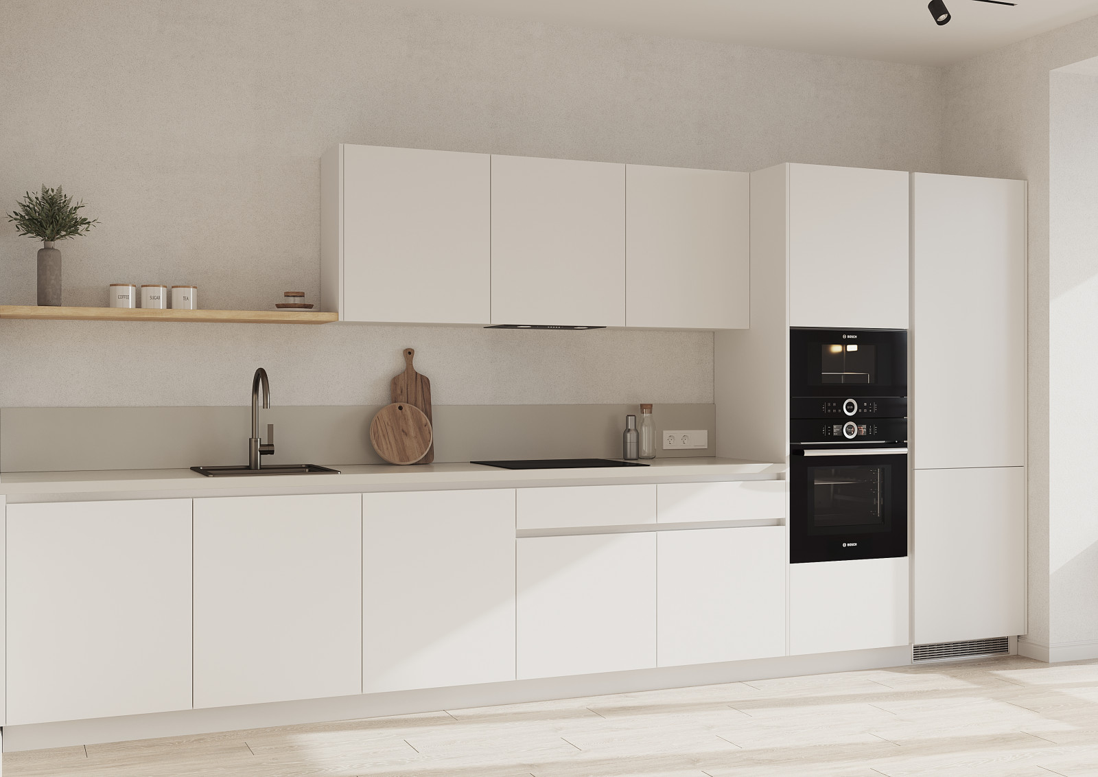 Визуализация современной кухни