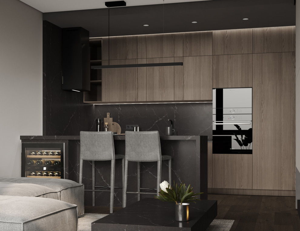 Кухня-гостиная ЖК "Жулебино парк"