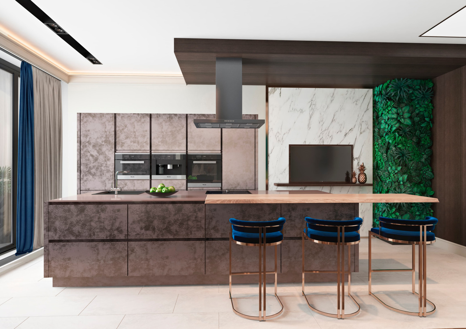 Дизайн и ремонт квартиры в ЖК «Донской Олимп» — Пересечение миров.