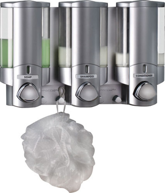 Aviva 3 Shower Dispenser Contemporary Soap Lotion Dispensers By Hardtogetitems
