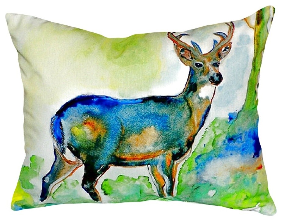 Betsy's Deer No Cord Pillow - Set of Two 16x20