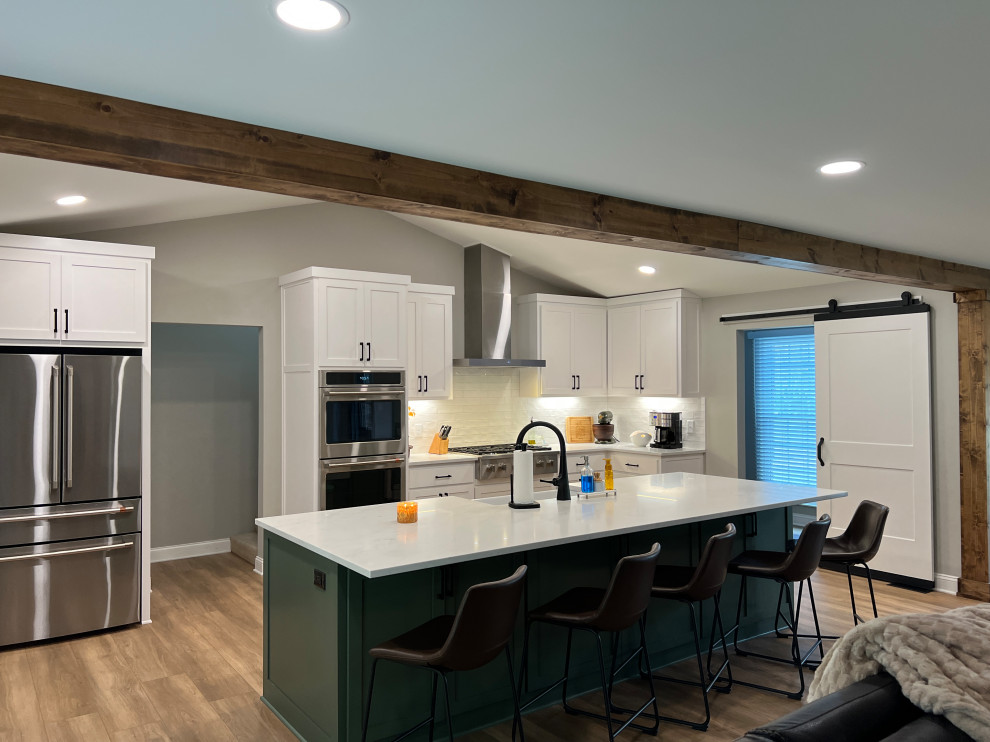 Sage Kitchen and Laundry Room
