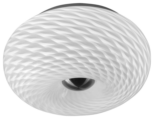 Macl Glass 2 Light Flush Mount White Contemporary Macl Glass 2 Light Flush Mount White