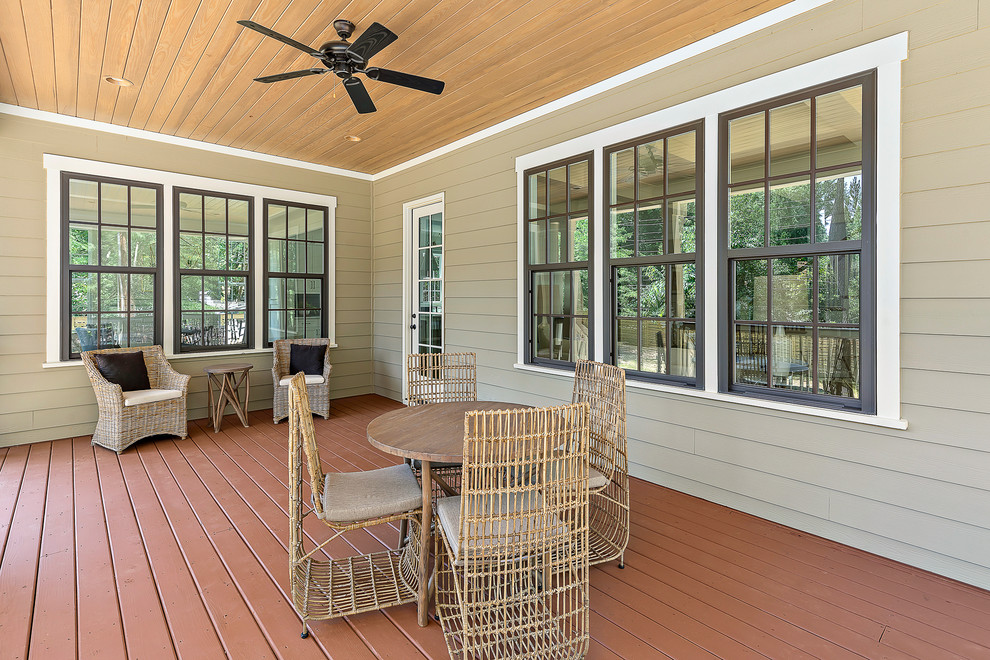 Rear Porch - Transitional - Porch - Charlotte - by Pike Properties