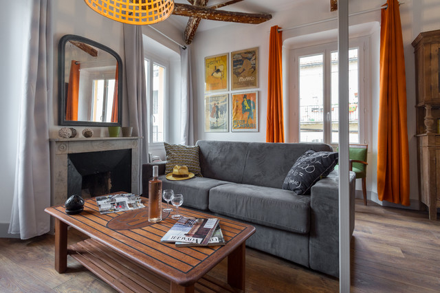 R&eacute;tro eclectic-living-room