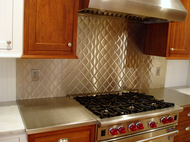 Quilted Stainless Steel - Brooks Custom - Contemporary - Kitchen - New ...