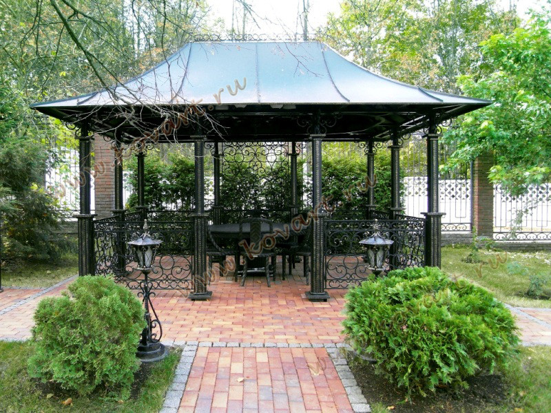 Кованые беседки