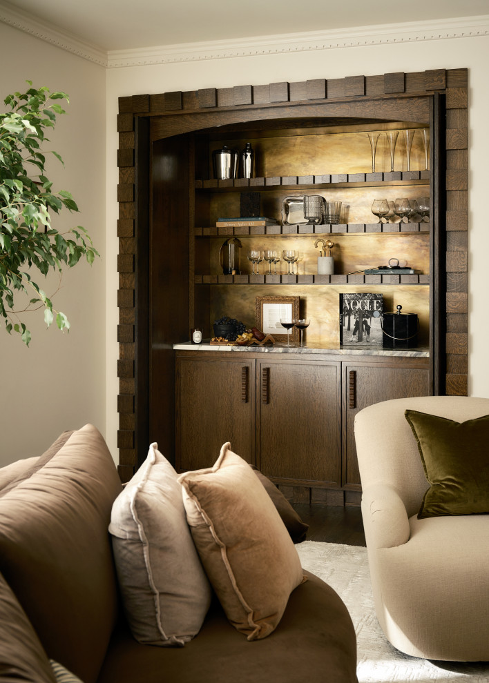 University Park Historical Renovation - Transitional - Home Bar ...