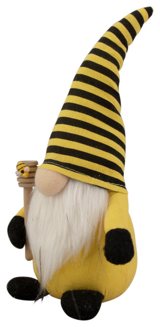 10" Yellow and Black Bumblebee Springtime Gnome - Contemporary ...