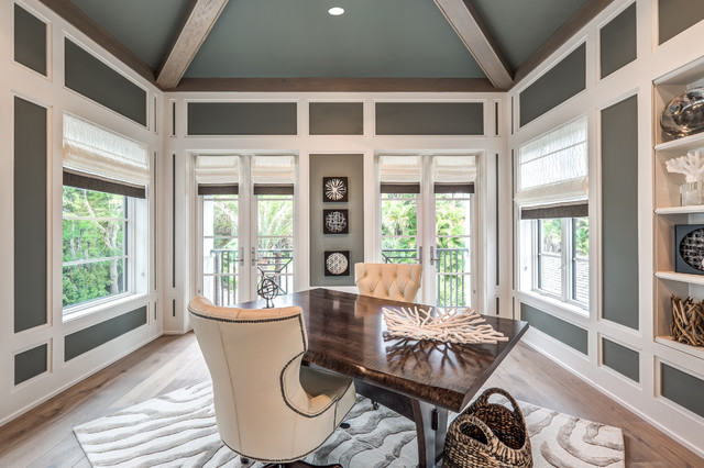Paradise Living beach-style-home-office