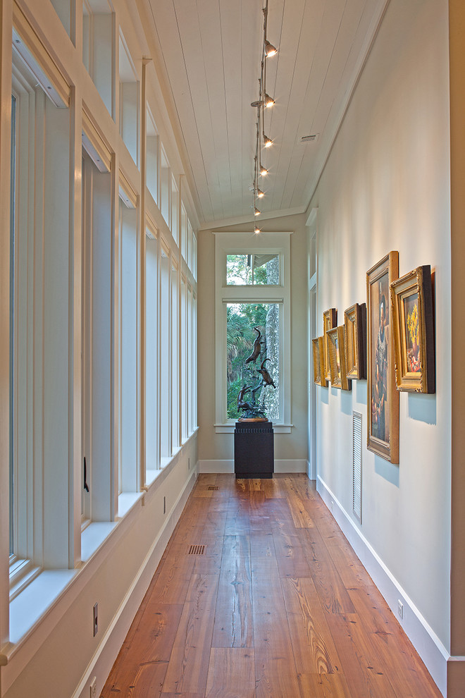 This is an example of a transitional hallway in Atlanta.