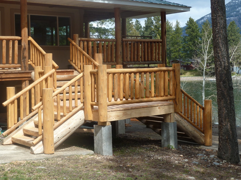 Deck - rustic deck idea