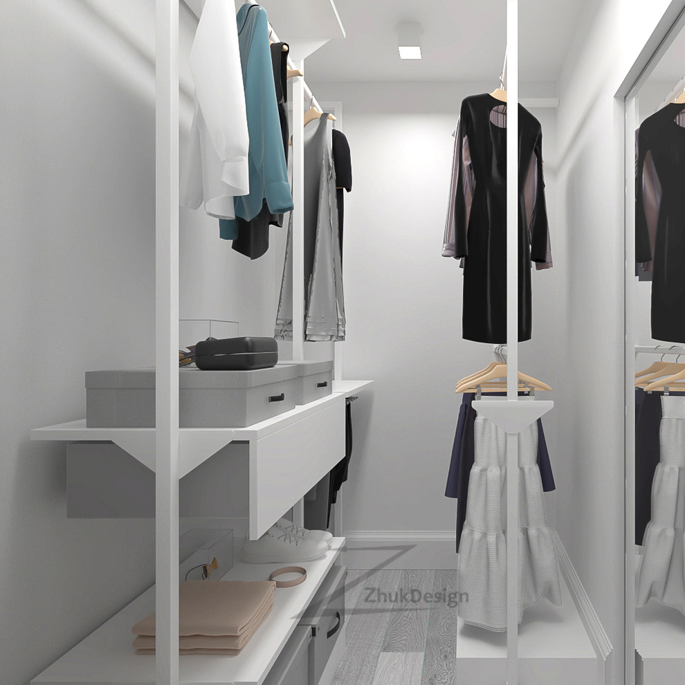 Дизайн однокомнатной квартиры в скандинавском стиле и loft