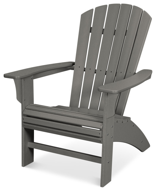 Trex Outdoor Yacht Club Curveback Adirondack Chair Transitional