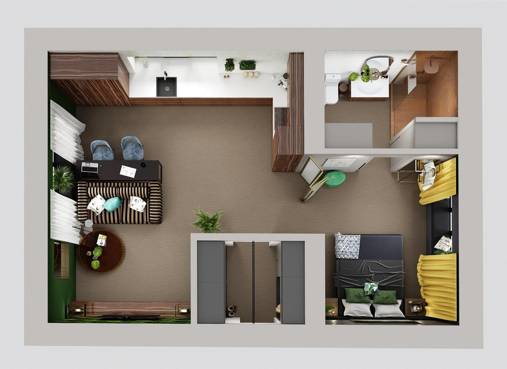 Концепция загородного гостевого дома