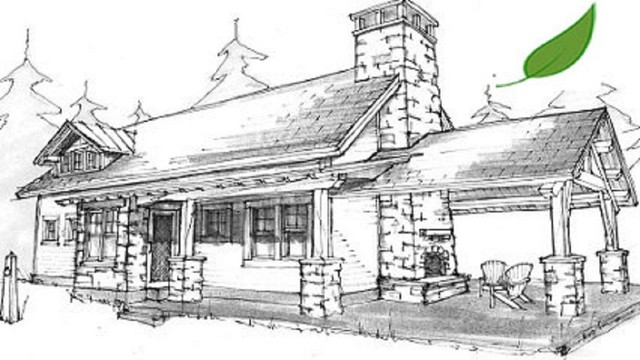 The Cabin rustic-rendering