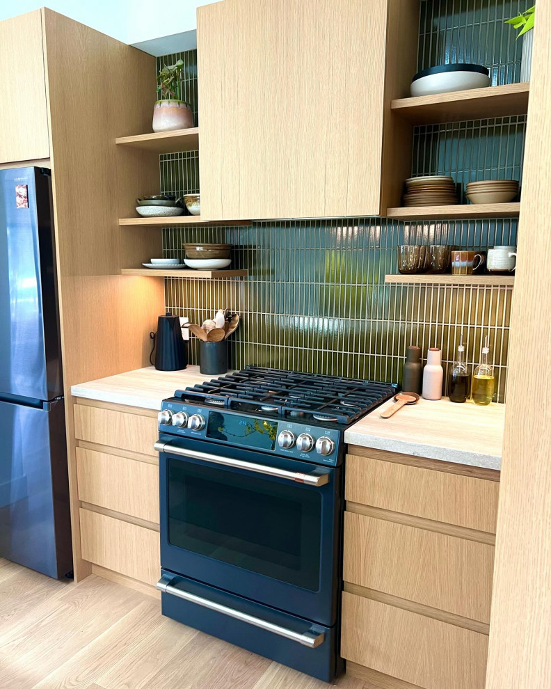Photo of a medium sized world-inspired kitchen in Toronto.