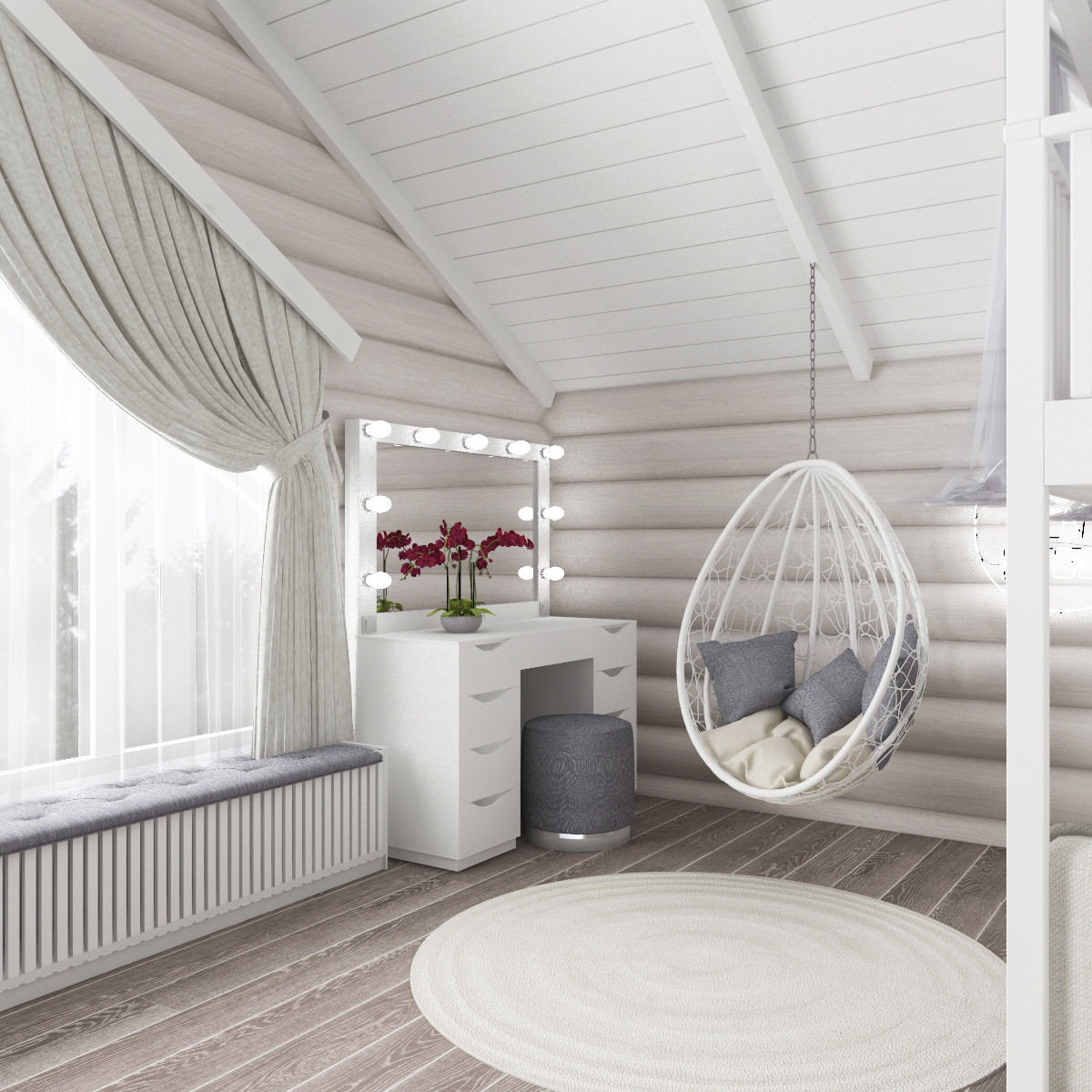 Проект загородного дома из сруба