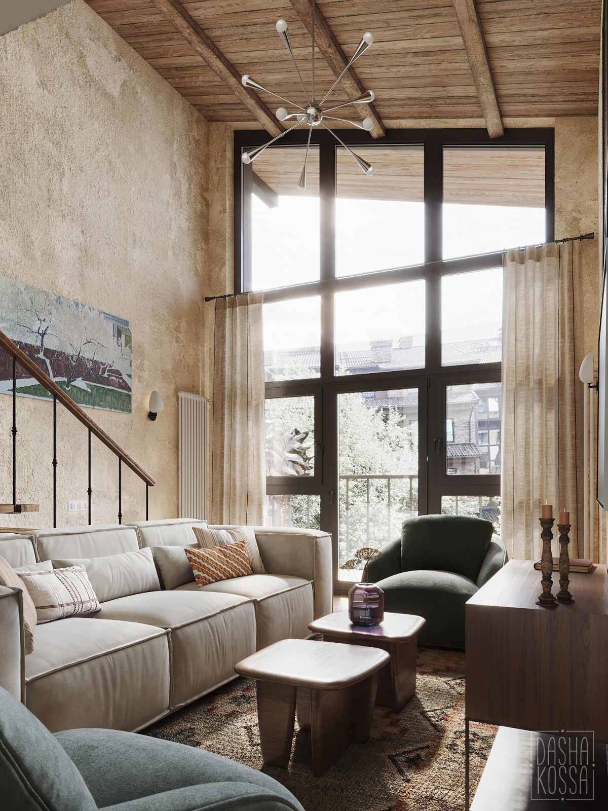 Fairy Wood. Двухуровневая квартира.