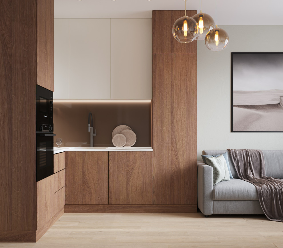 Кухня из проекта "Природные оттенки"